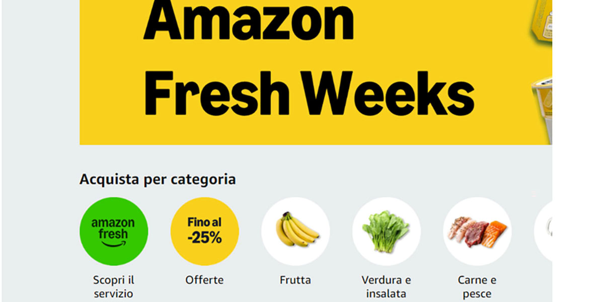 Amazon apre il nuovo centro di distribuzione urbano Fresh nel milanese